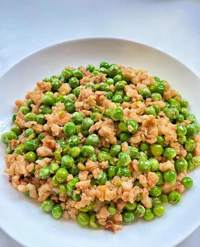 清爽又营养的肉末豌豆做法简单又下饭老少皆宜