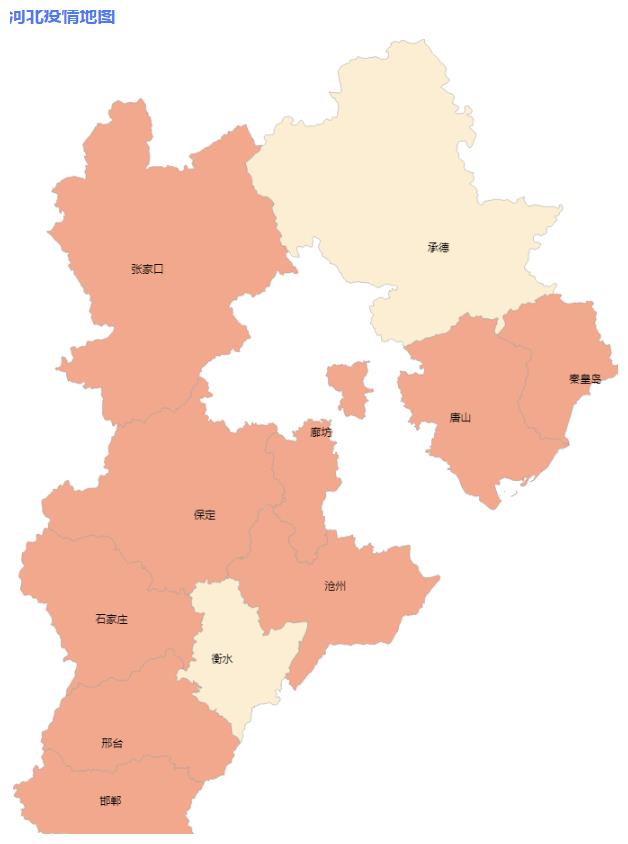 河北省最新冠状肺炎疫情实时数据,截止到3月7号10:15
