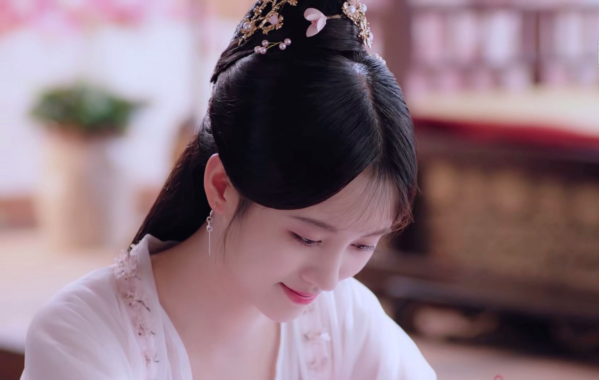 古装初恋脸女神鞠婧祎很惊艳的美貌你心动了吗
