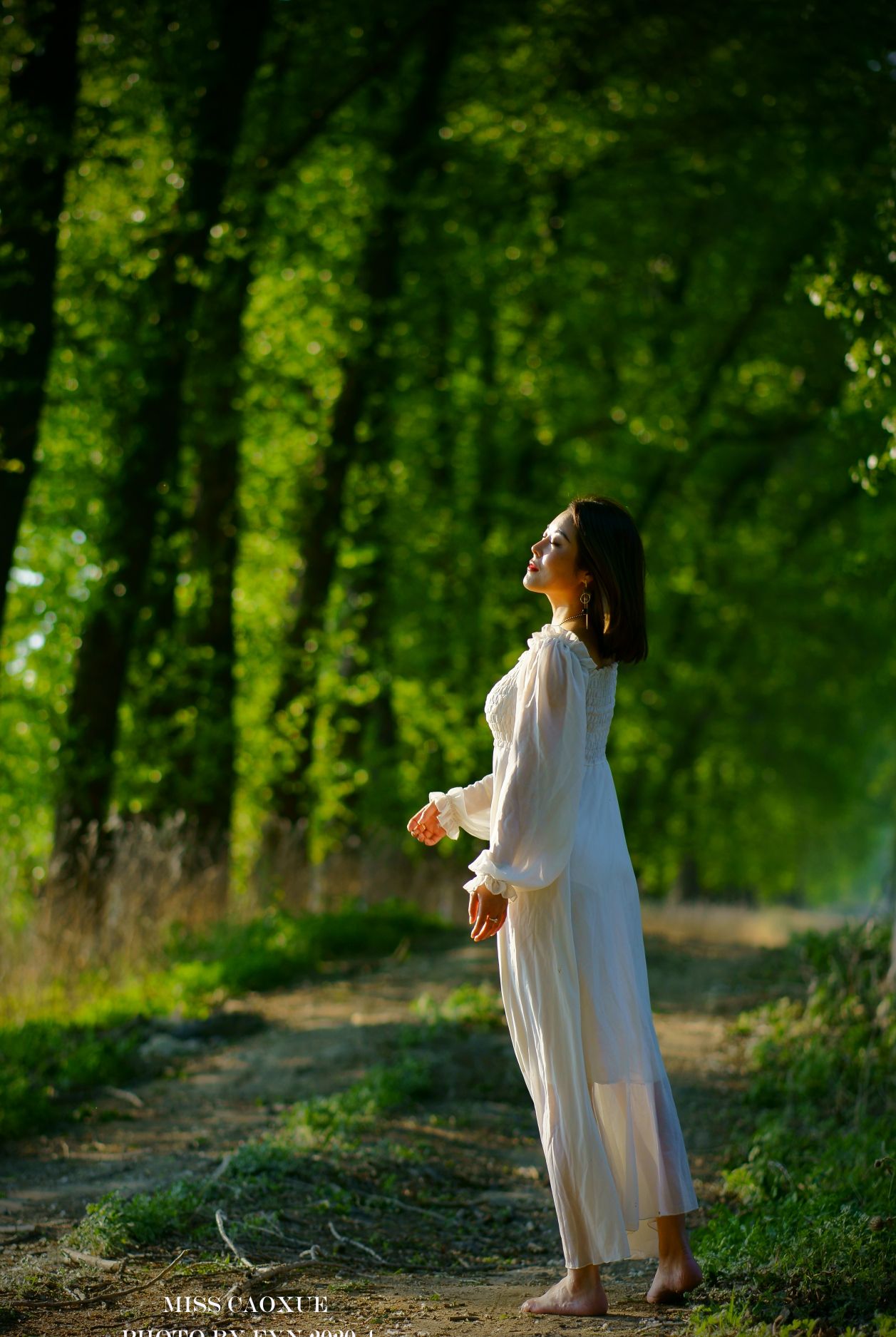 五色光影人像摄影:林间