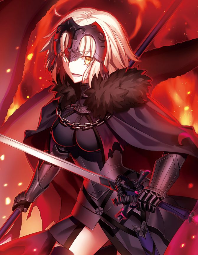 4/ 10贞德是动漫《fate/apocrypha》的女主角,原型是历史上的法国英雄