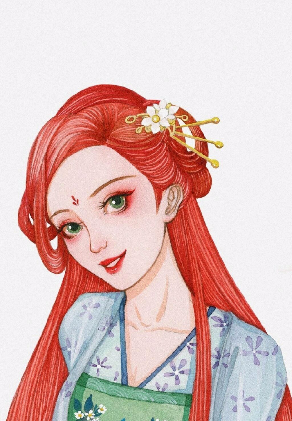 当迪士尼公主遇上旗袍,白雪公主穿上汉服与旗袍的传统魅力