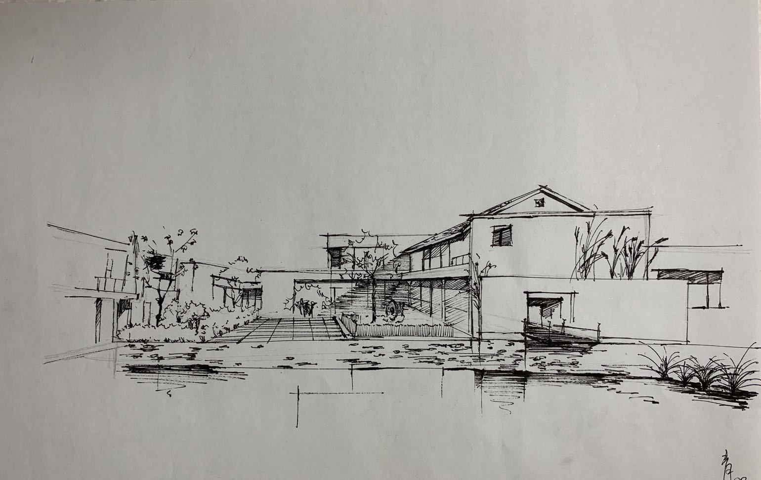 大神建筑设计师手绘原稿有没有你理想的房屋类型呢