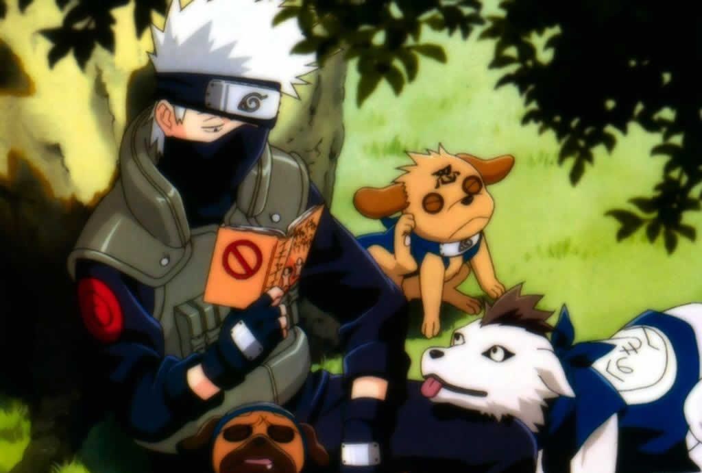 热血动漫火影忍者卡卡西高清电脑桌面壁纸