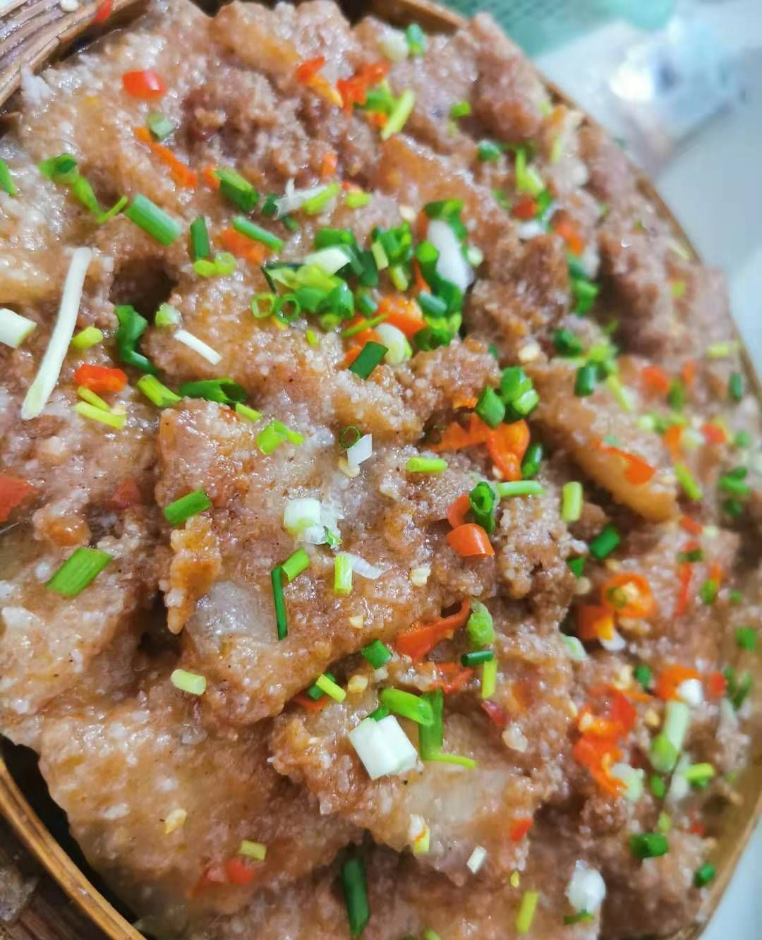 简单易学,香而不腻的"客家米粉蒸肉"