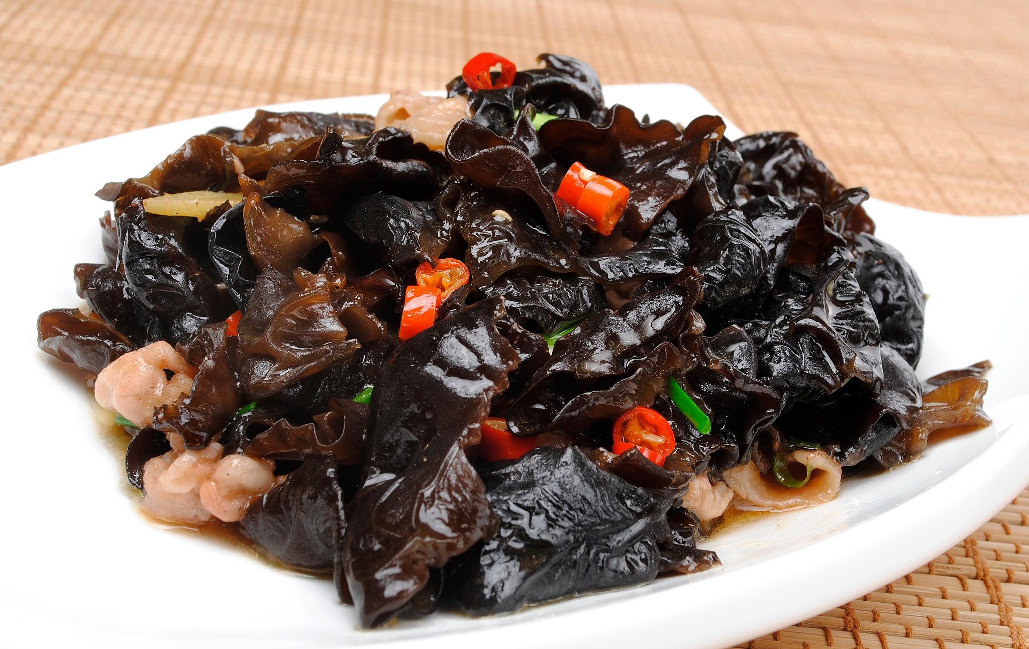 黑木耳低脂美味新鲜爽口香辣健脾开胃