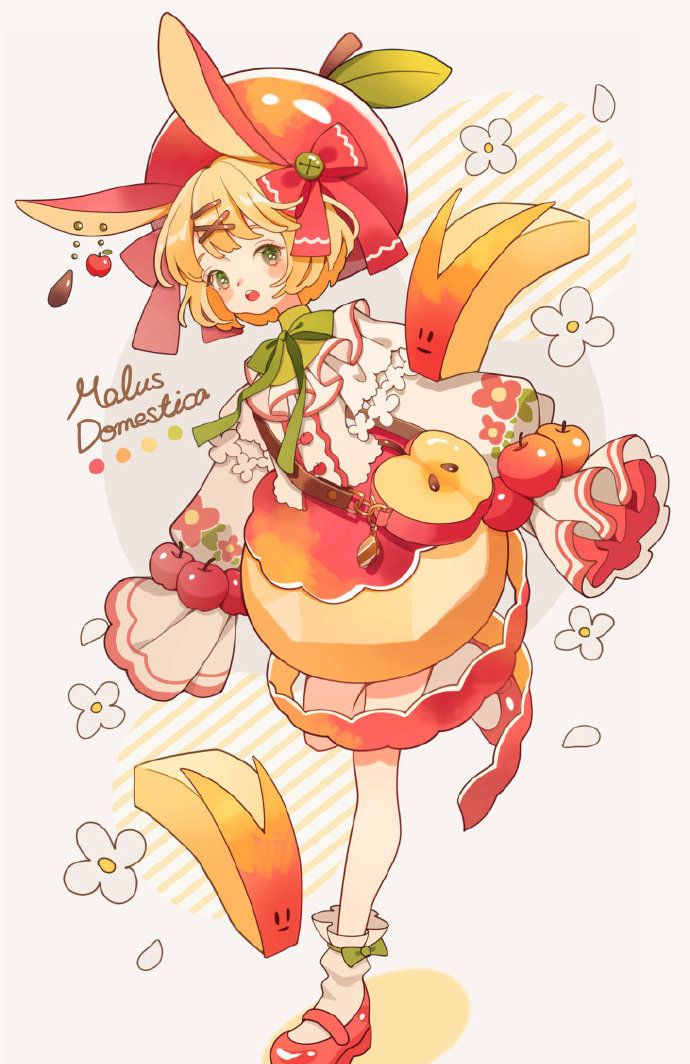 しらほ画师的作品|画风唯美清新,衣服很有设计感