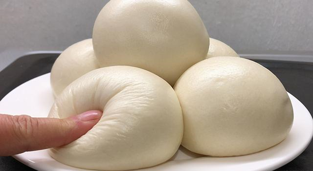 馒头还可以用烫面方式做,各个香甜蓬松不塌陷,白白胖胖水光肌|烫面