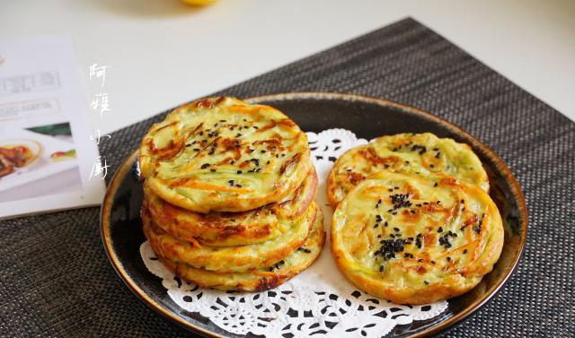 早餐丝瓜饼,不和面不擀面,手不沾面10分钟出锅,孩子爱吃有营养|外卖