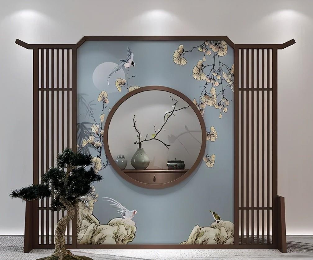 美到骨子里的新中式屏风:惊艳了空间,直接让家里美出天际|屏风|骨子|古意_新浪新闻