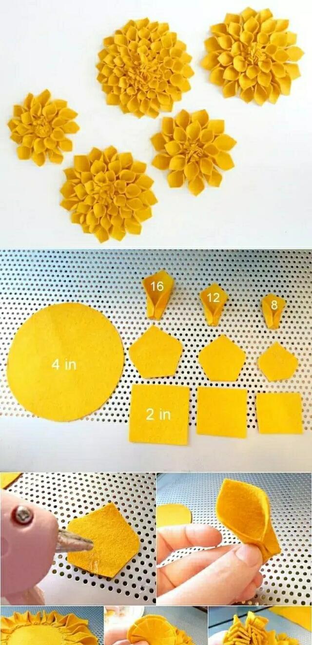 9款非常暖心的不织布花朵 带你体验不凋谢的花花世界