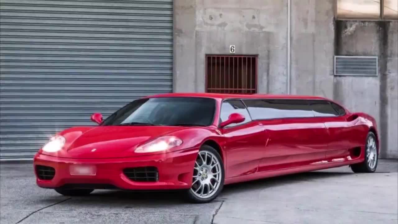 超级加长版法拉利跑车车长超7米内饰像夜店200万元开回家