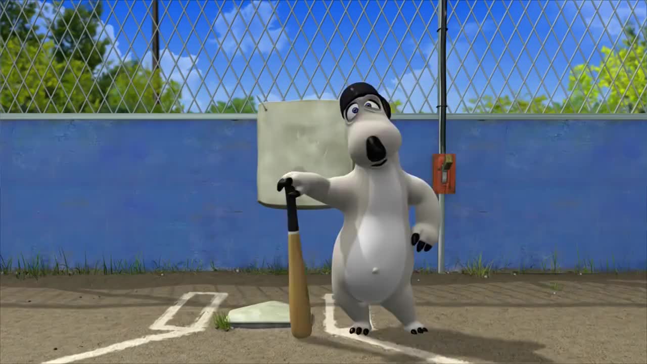 倒霉熊倒霉性接棒球屡次失败气的都想打自己