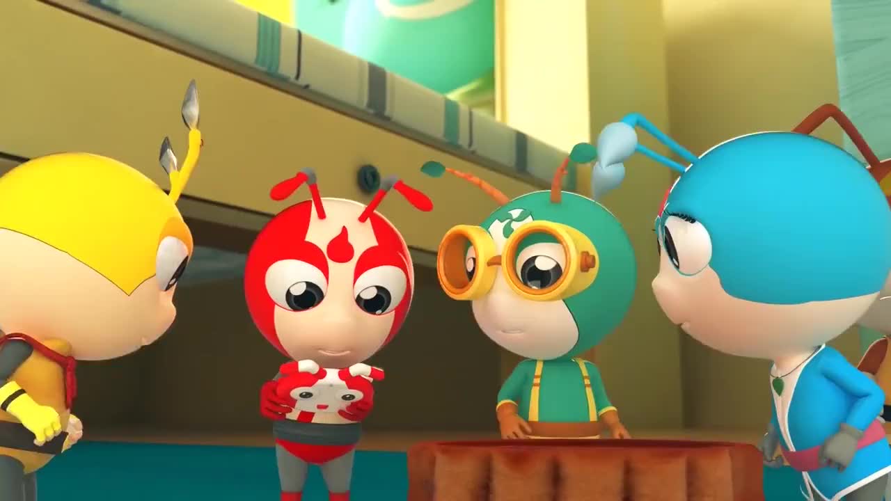 星际小蚂蚁黄山迎客松出现小灵珠小蚂蚁们要出发寻找了