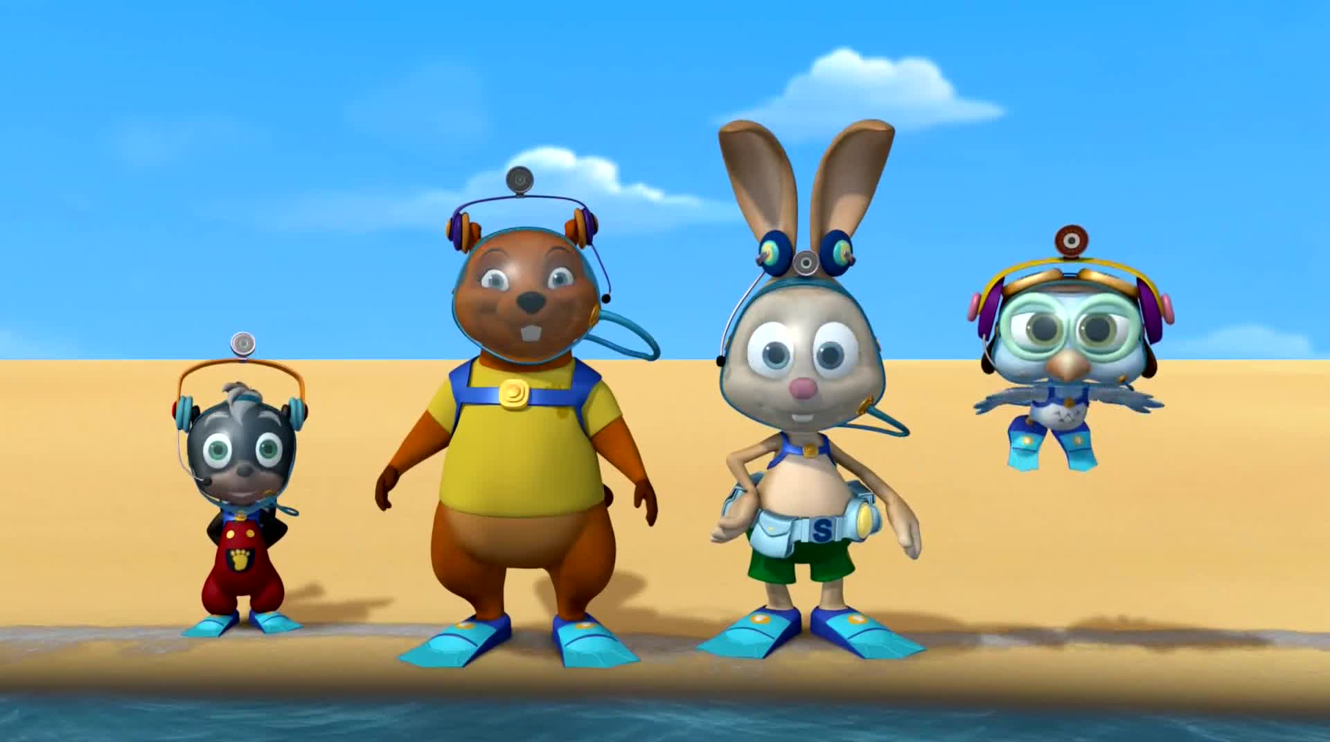 野生动物宝宝:大家一起潜水,看海底的小动物,真是太神奇了