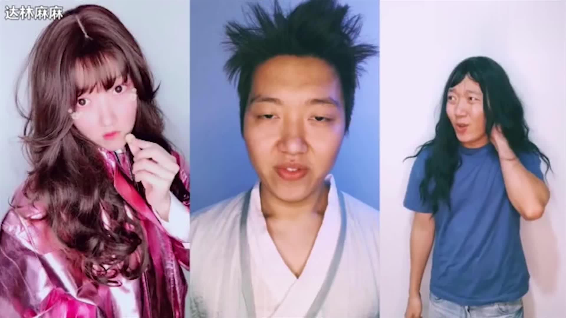 女装大佬阿纯变装从抠脚大汉秒变女神这个动作也太撩了吧