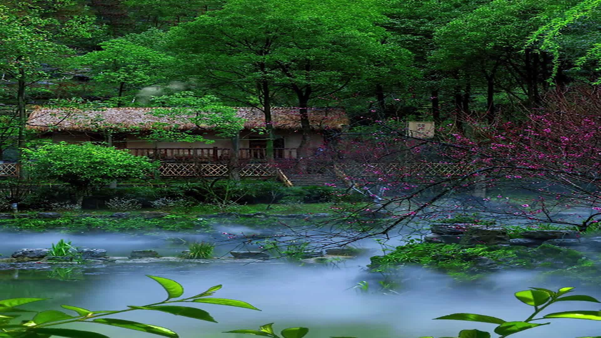 待我了无牵挂,从此归隐天涯,深山草屋为家