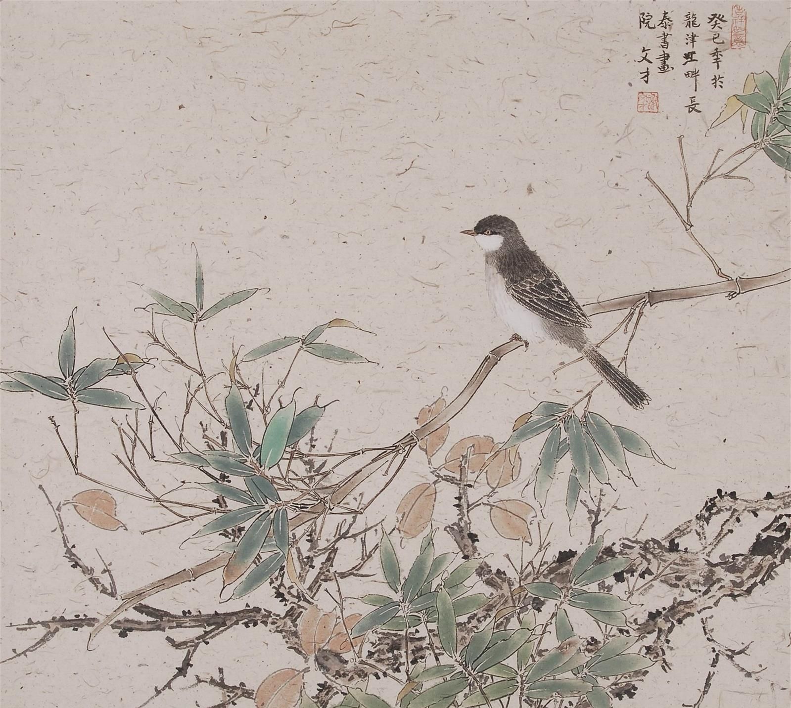 格调高雅,清淡.画面工整细腻,设色淡雅的工笔作品欣赏