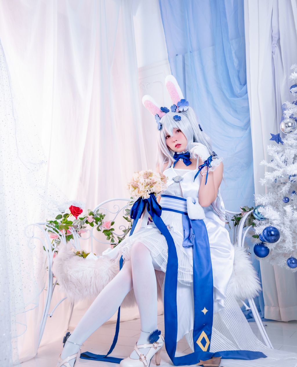 碧蓝航线拉菲cos指挥官这个耳朵不是真的请不要再盯着看了