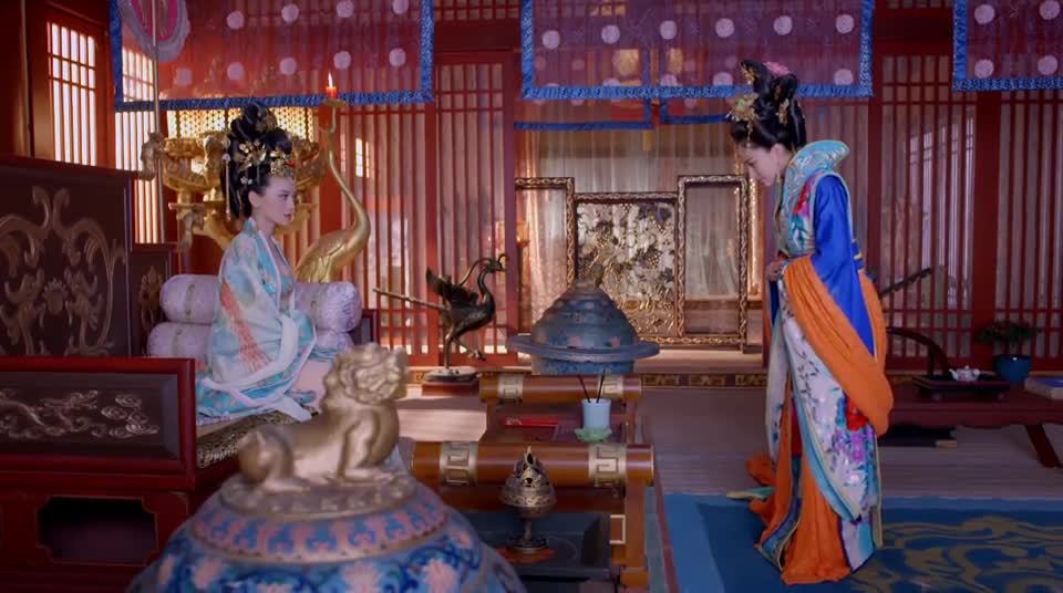 武媚娘传奇皇后询问宫女淑妃的提议可否采纳宫女十分赞同