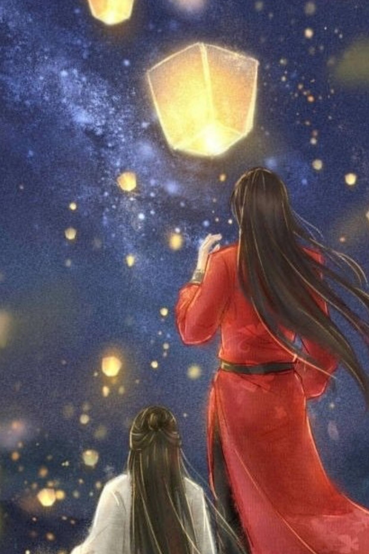 天官赐福:为你明灯三千,为你花开满城!花城和谢怜真是让人心动不已!