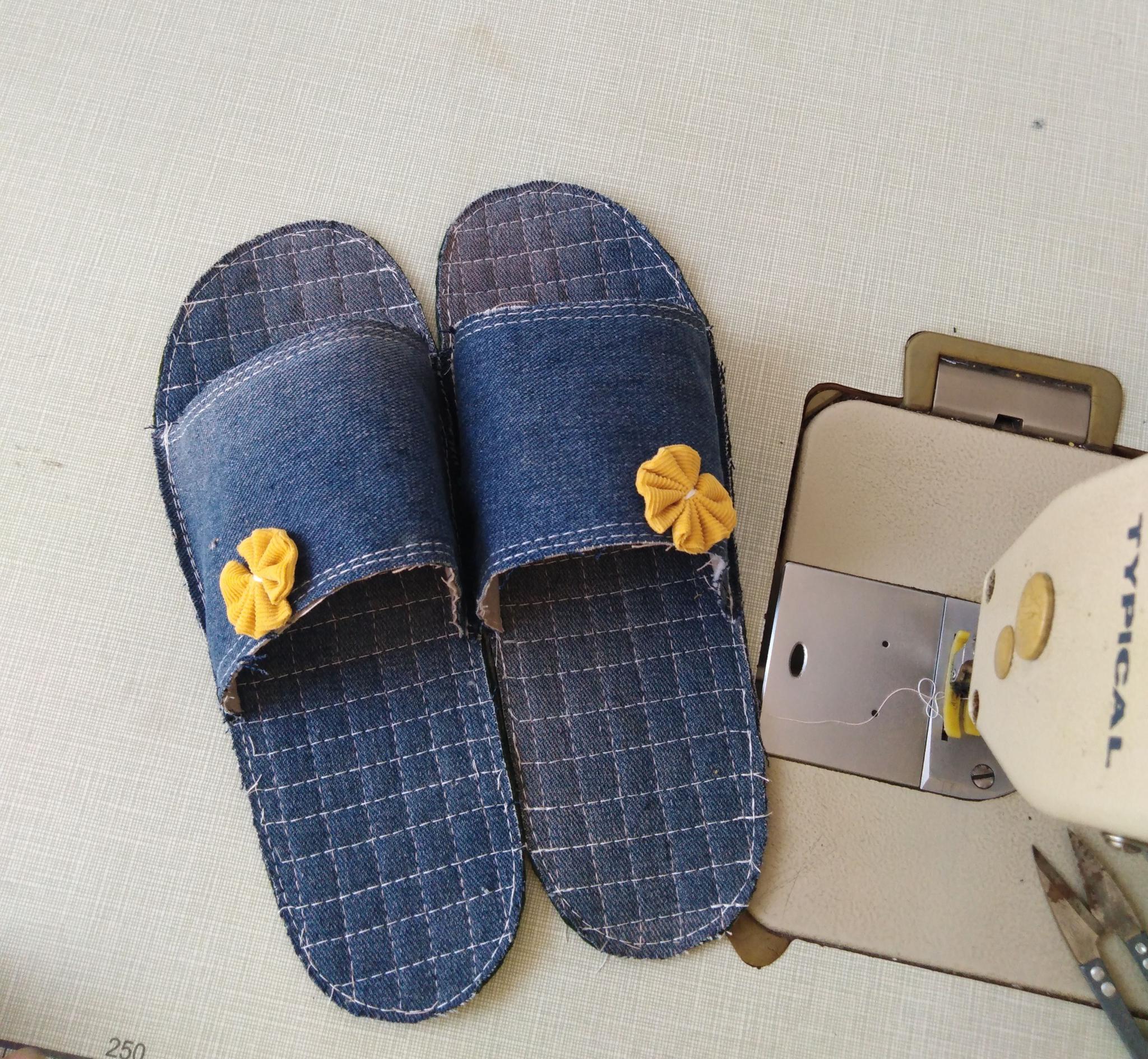 手工布艺居家拖鞋__财经头条