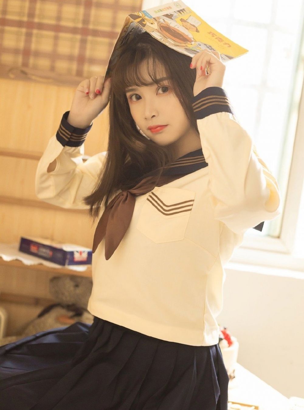 韩国制服美少女黑丝美腿私房自拍