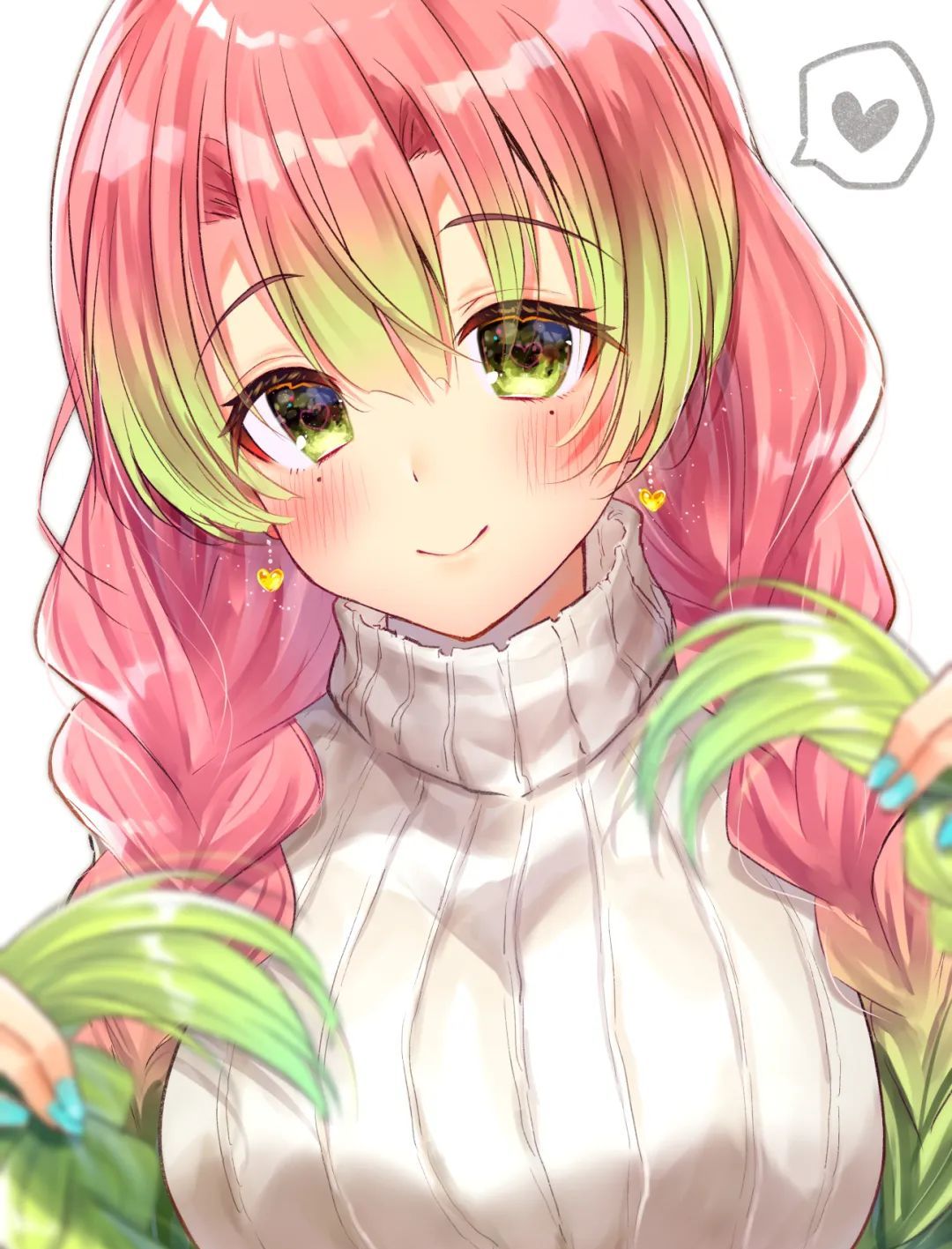 鬼灭之刃 恋柱蜜璃女仆装太迷人 黑裙子又超a