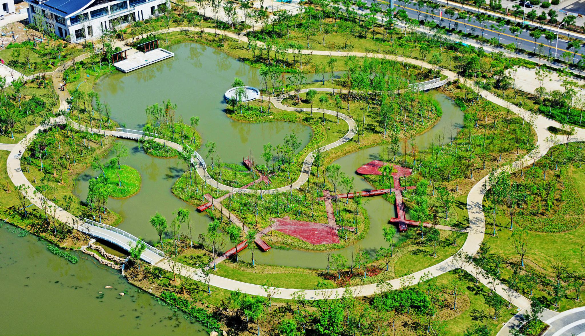 锡山区又一网红打卡地即将诞生云林滨水公园初见雏形江苏无锡