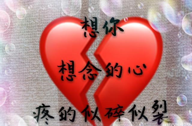 爱你遥遥守望,想你已是一种习惯;爱着想着,爱你心醉想你心碎