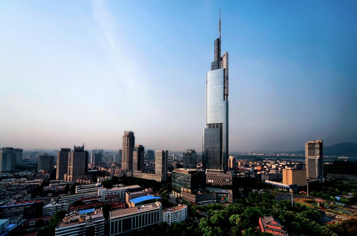 江苏最具代表性的一座高楼,曾获得结构设计奖一等奖,就在南京_高清