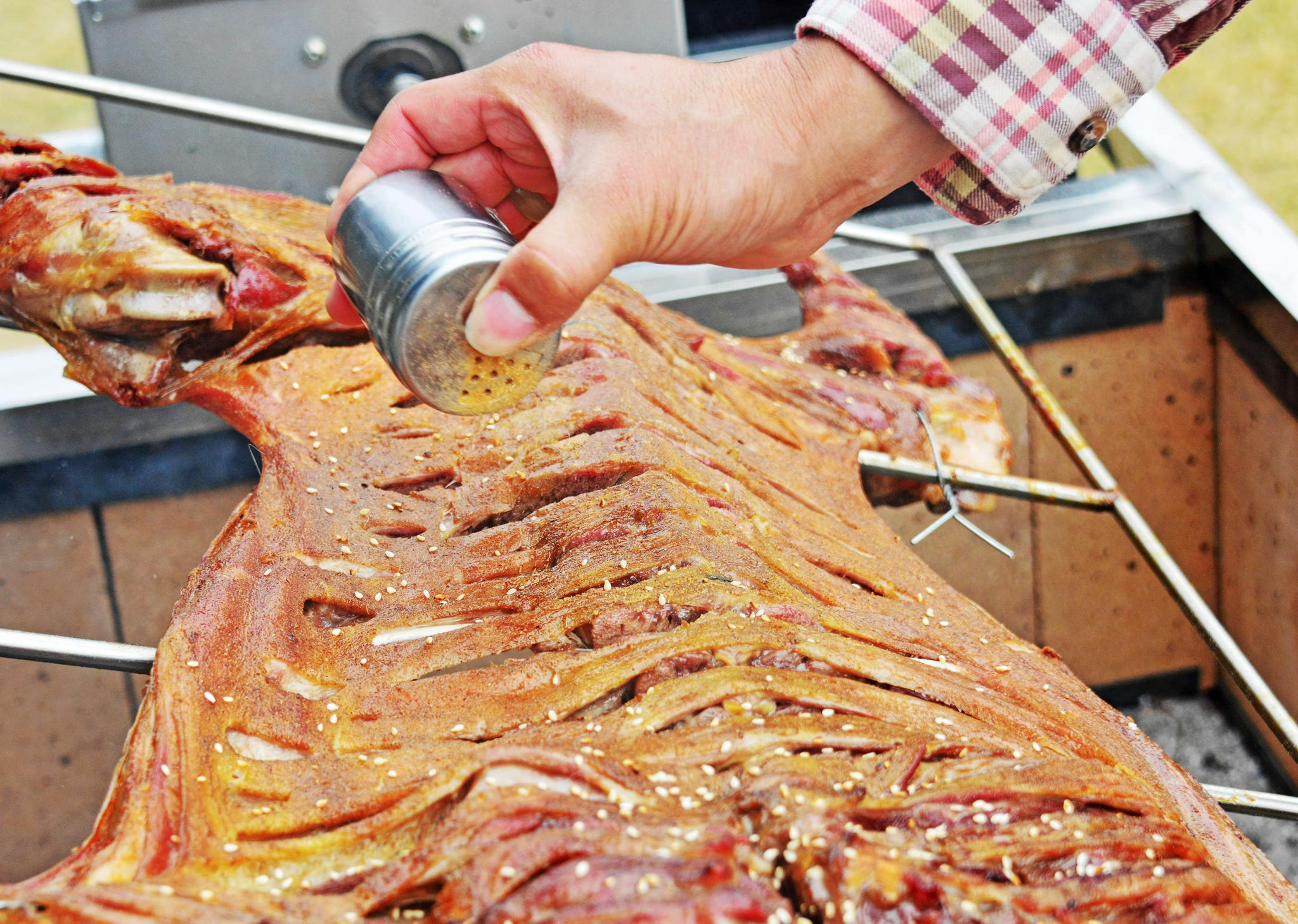 鸿翔家庭农场户外烤全羊有草原风情的感受无锡锡山区安镇街道