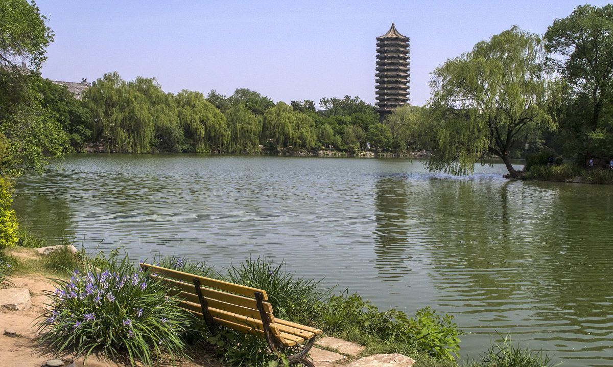 北京大学校园美丽风景_高清图集_新浪网