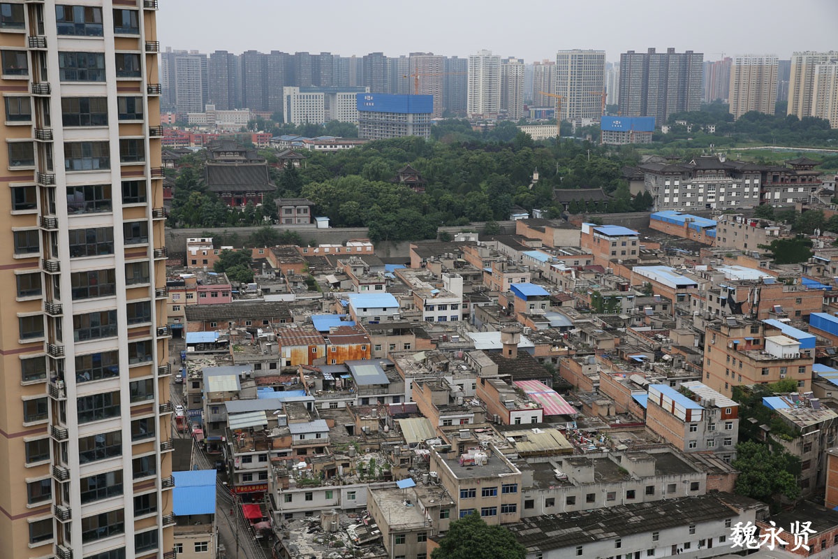 西安城南长达2公里的连片城中村开拆,4个城中村就要消失