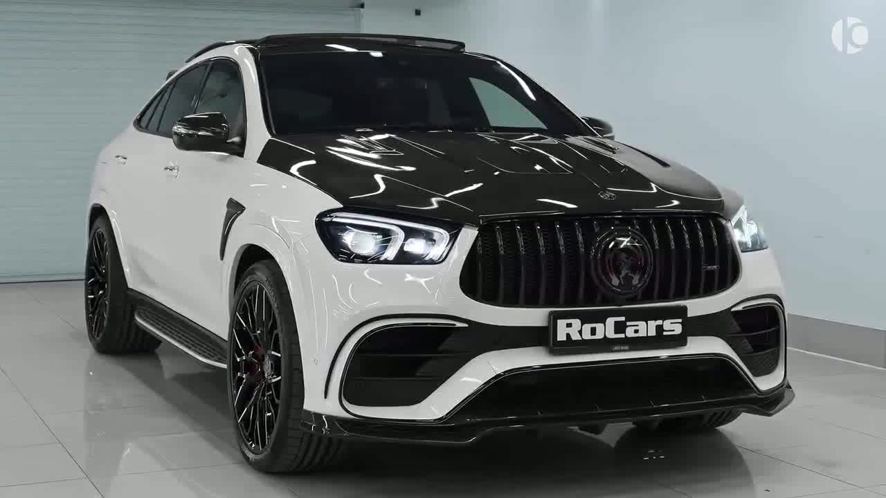 2021款奔驰gle63s coupe,黑白配,太好看了!