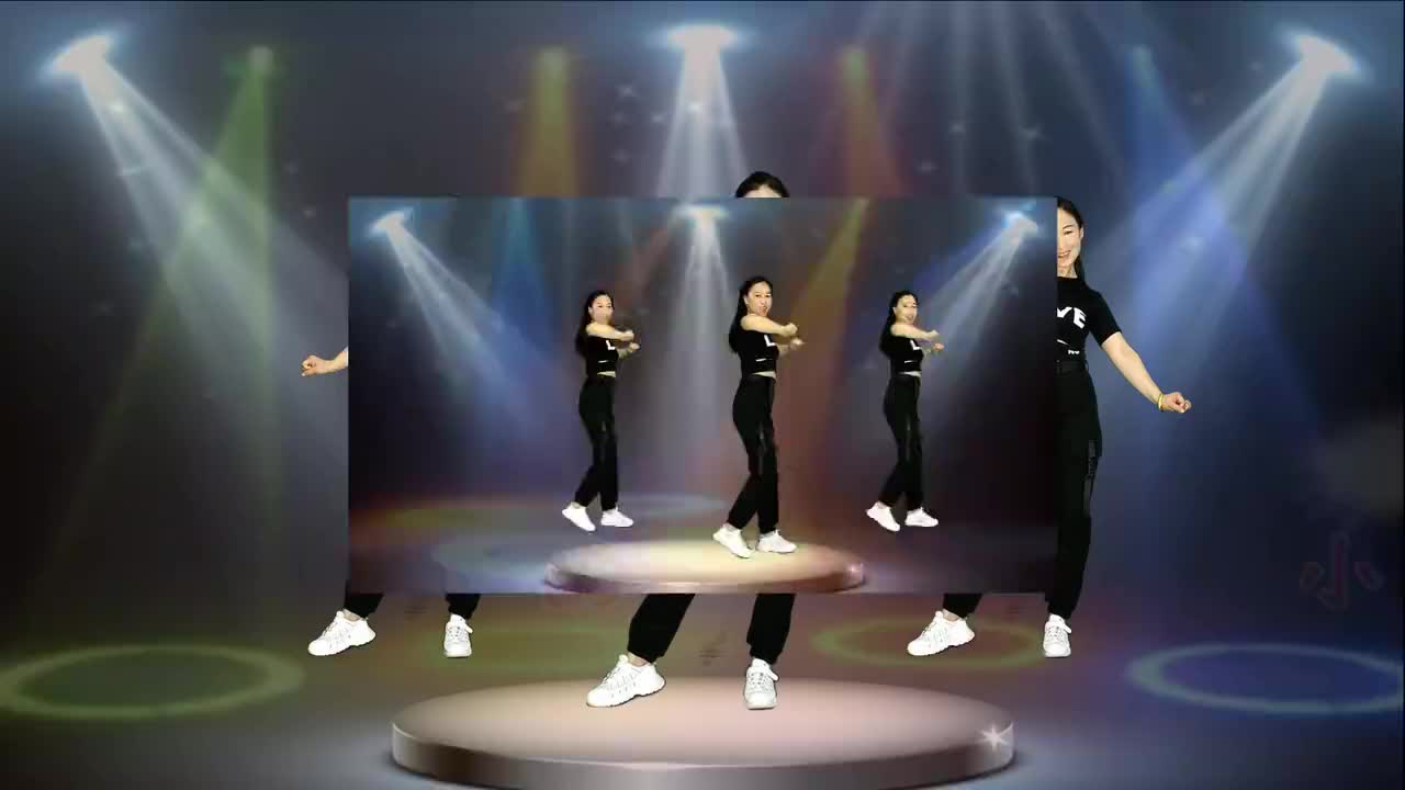 蹦迪舞《路灯下的小姑娘》动感帅气,一个字:酷