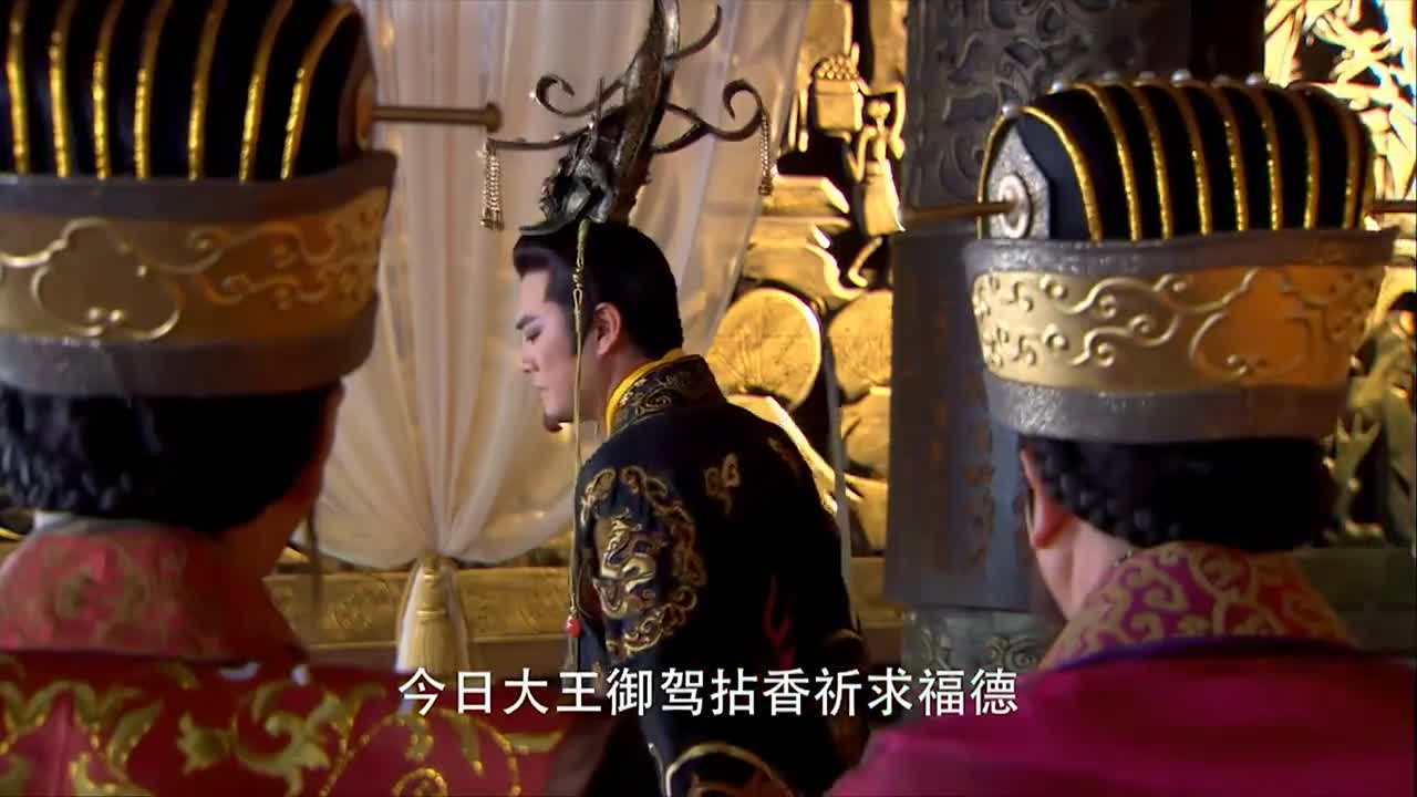 封神英雄榜:纣王见色起意,亵渎女娲神像,女娲派出三妖迷惑纣王