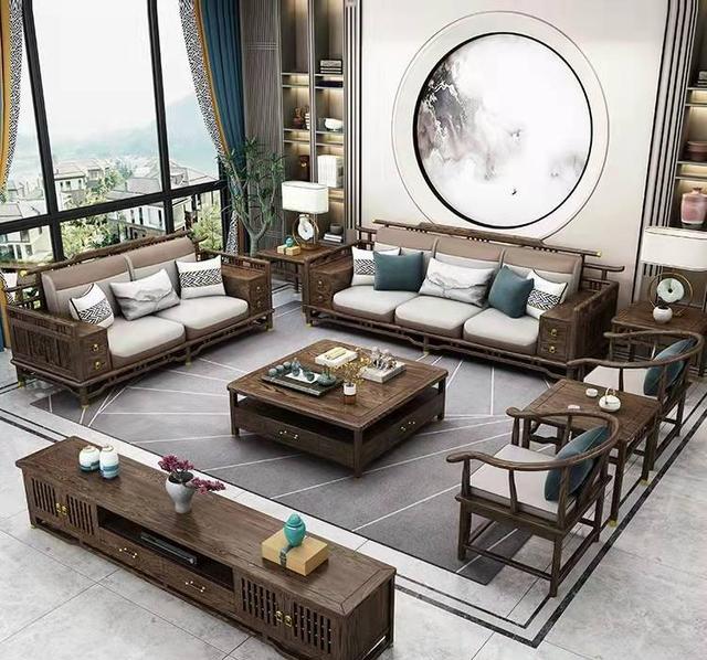 新中式风格装修效果图满室生出静与净的格调空间充满雅趣韵味