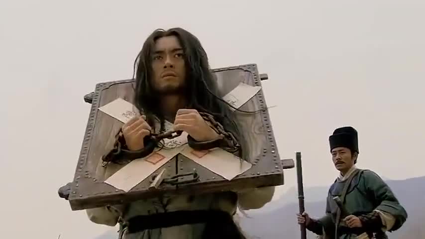 水浒传:武松一身好气力!戴着重枷健步如飞,两位工人都比不过