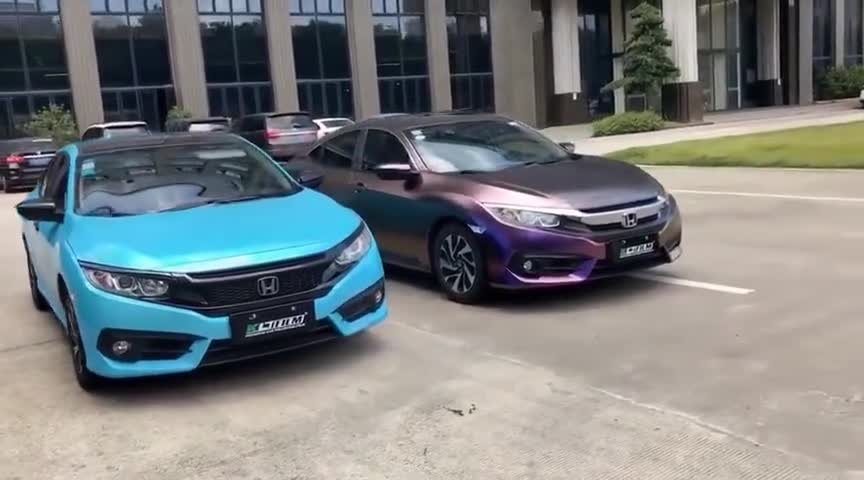 思域养护全车贴膜你喜欢哪一辆