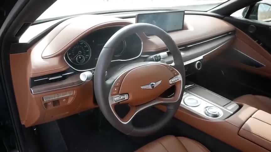 2021款现代捷恩斯g80内饰详细展示,了解后还想着宝马5系吗?