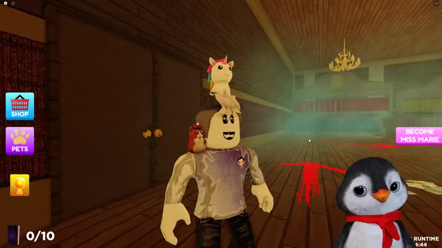 roblox到图书馆看书管理员老师竟发疯了面面解说