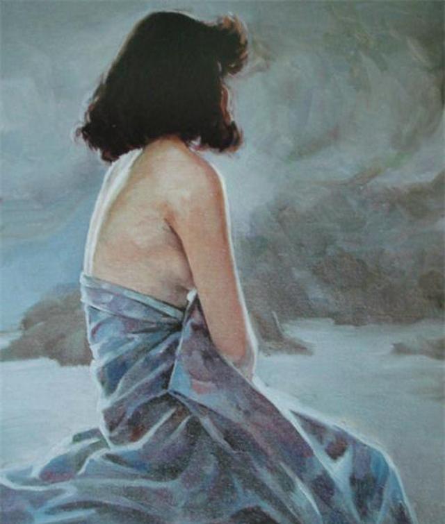 美院教授油画人体赏析,他师从吴冠中,是王诗龄爷爷也是美协委员