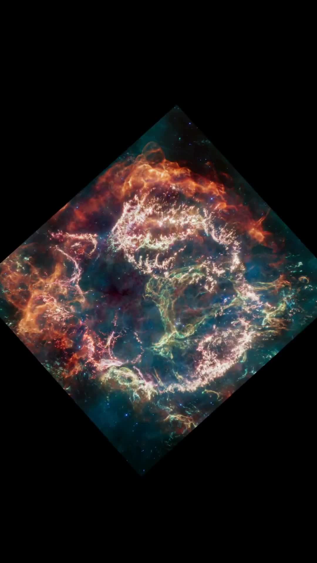 詹姆斯韦伯太空望远镜拍摄的仙后座a