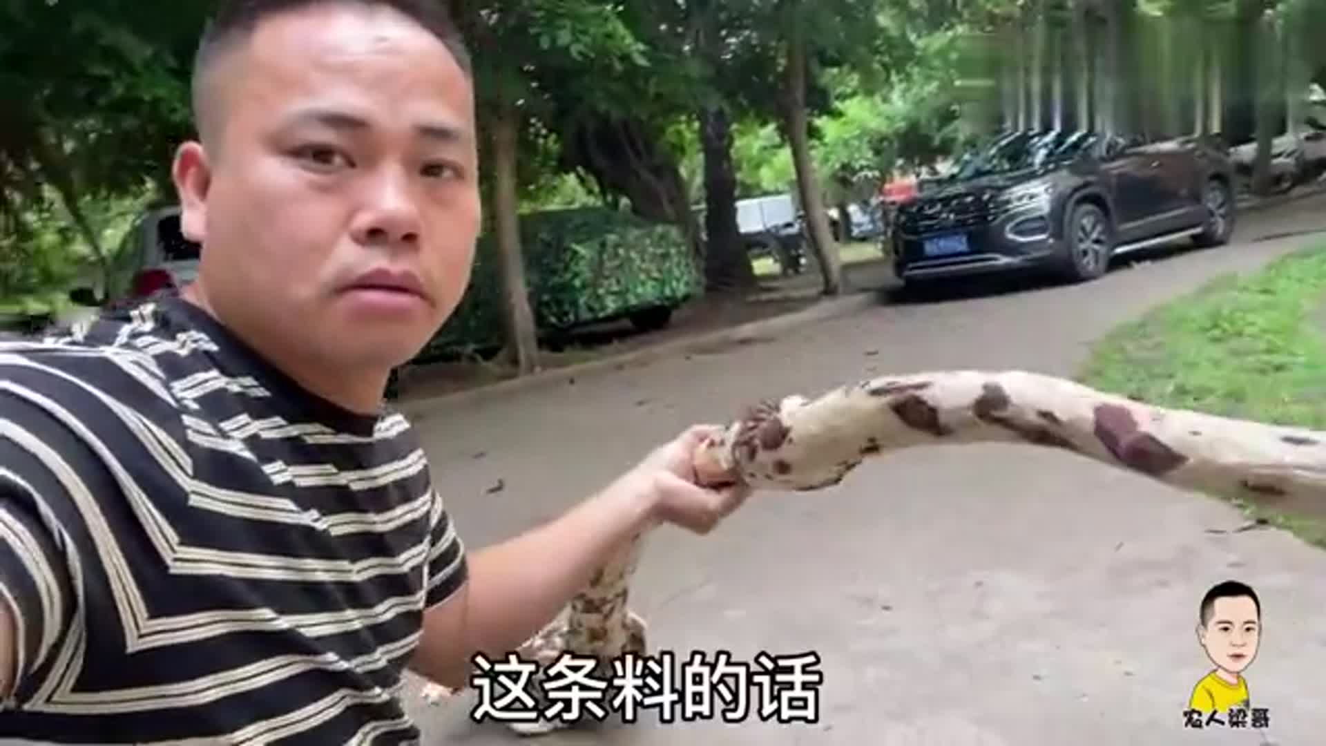 高价收到一条海南黄花梨原料梁哥拿到货惊艳到了这才是紫罗兰