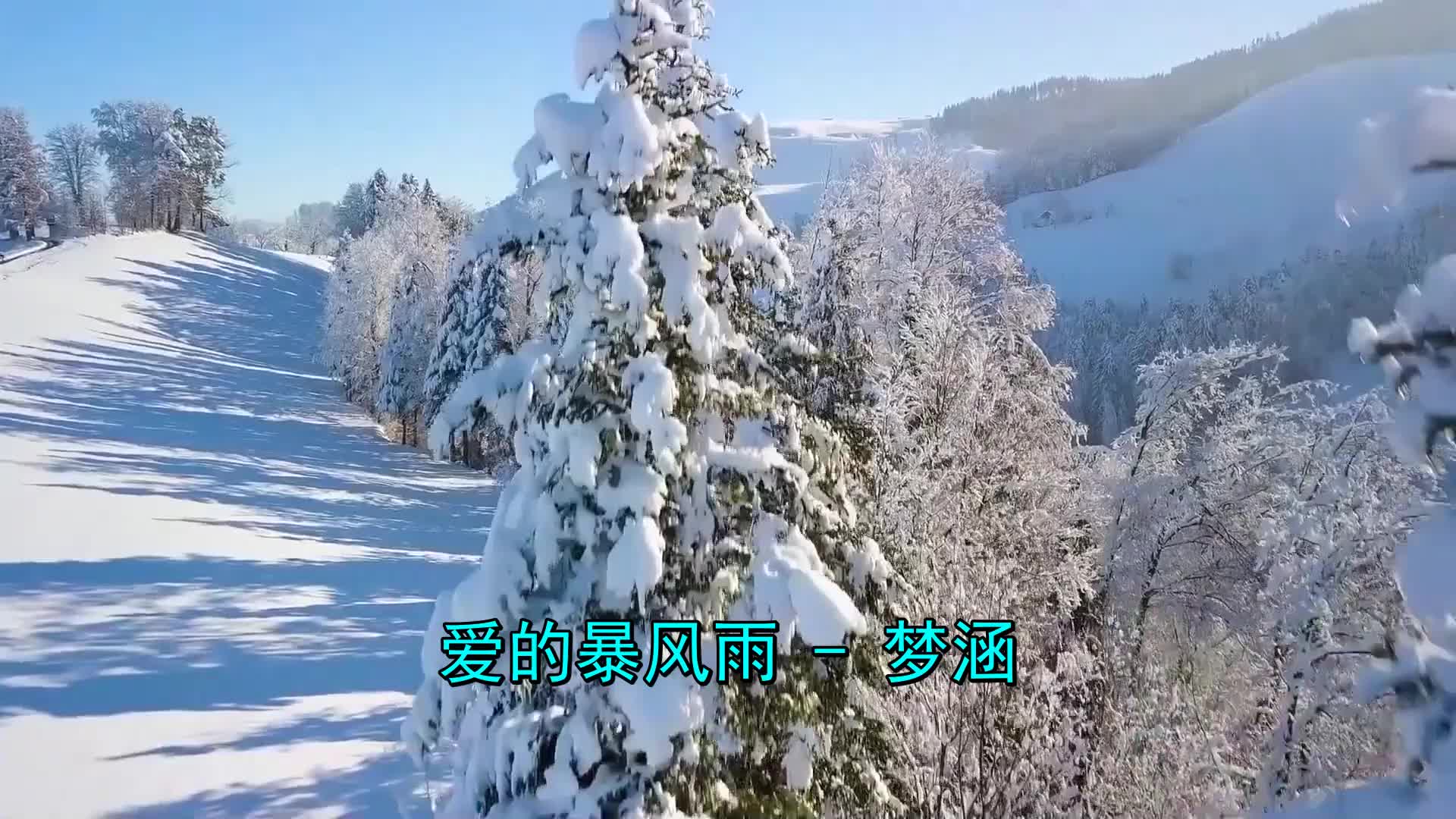 歌曲《梦涵-爱的暴风雨,十分好听