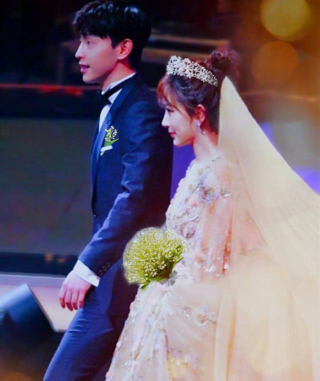 杨紫和邓伦的结婚照片图片