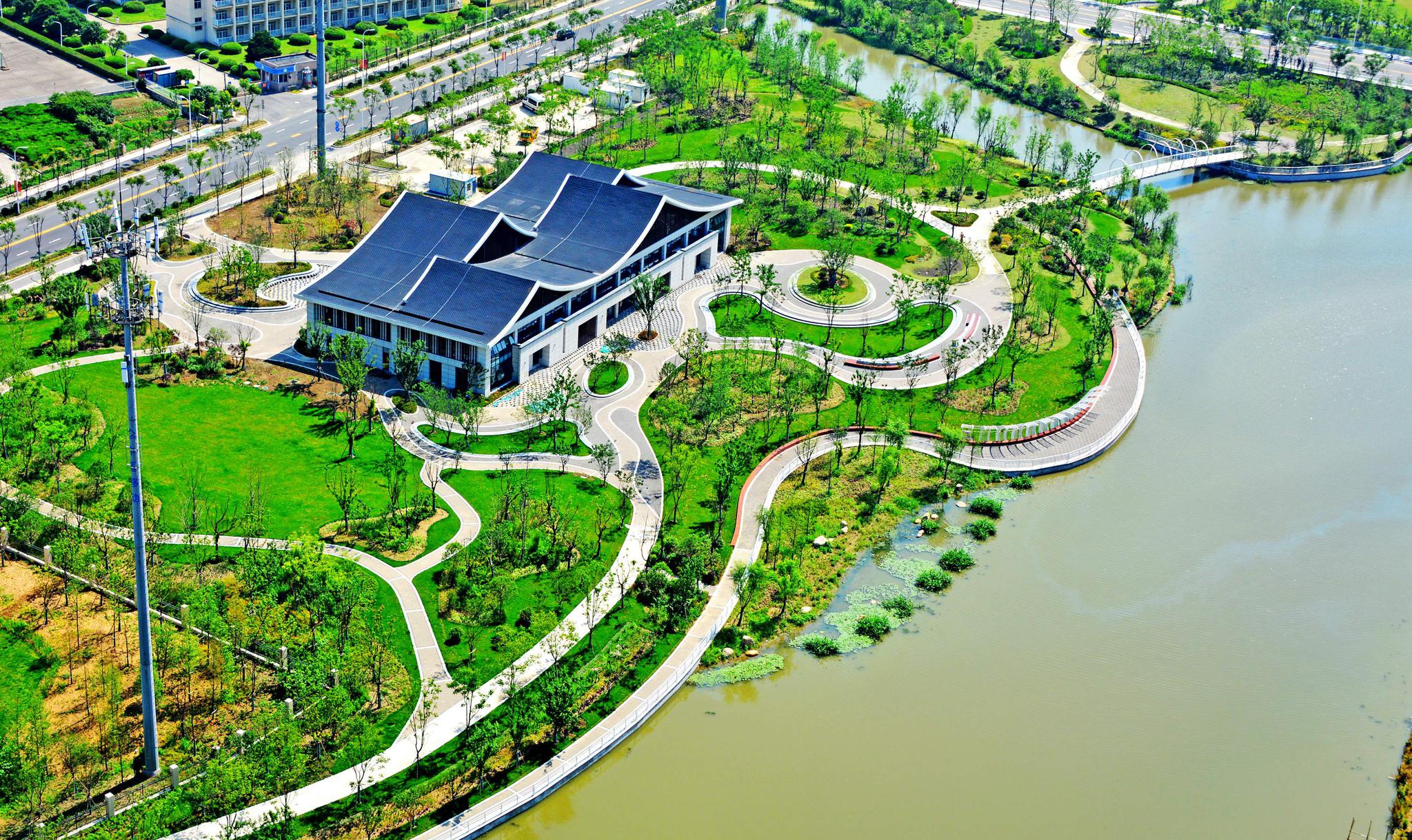 锡山区又一网红打卡地即将诞生云林滨水公园初见雏形江苏无锡