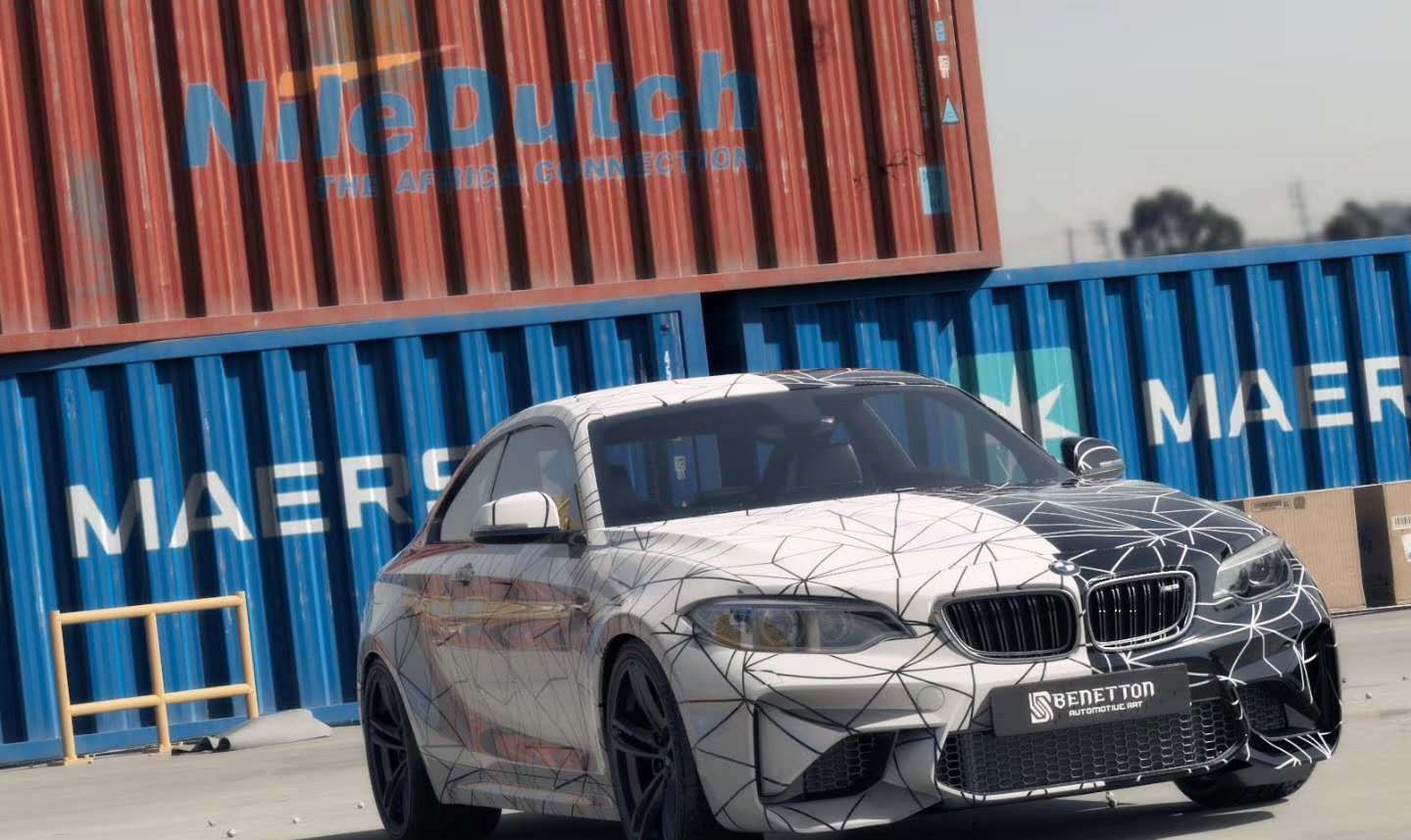 个性黑白双拼 让宝马车主火了_高清图集_新浪网