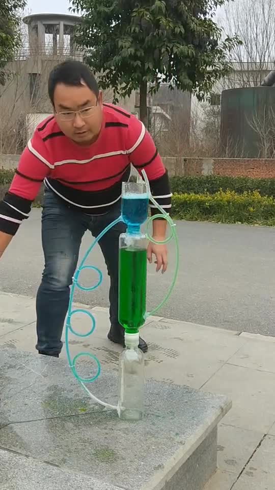 趣味科学小实验水往高处流玄机在哪